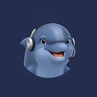 Nele, the NeueWelle dolphin mascot
